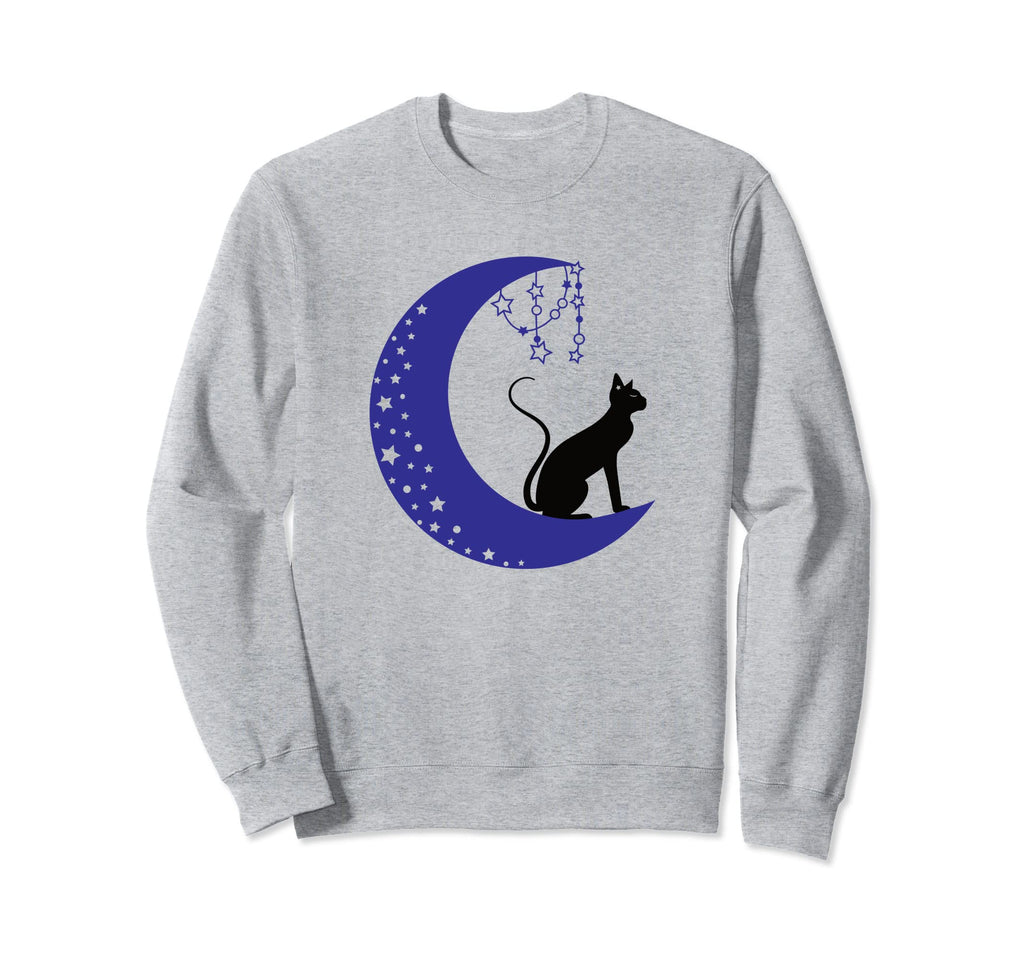 Cat Moon Celestial Witch 90S Sweatshirt - Custom Art Print for Adults - T-Shirt, Sweatshirt, Hoodie