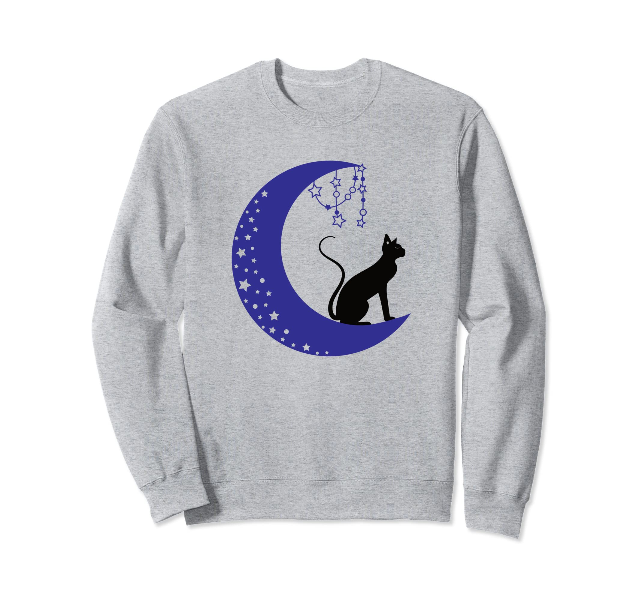 Cat Moon Celestial Witch 90S Sweatshirt - Custom Art Print for Adults - T-Shirt, Sweatshirt, Hoodie