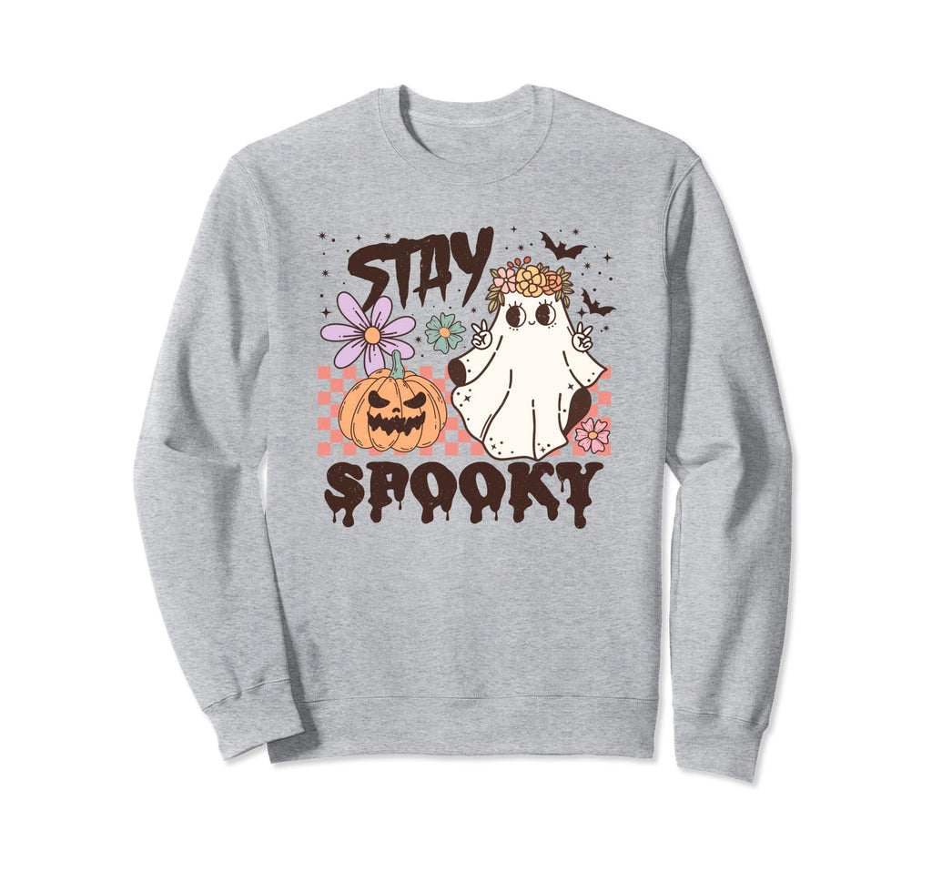 Halloween Ghost Spooky Kawaii Sweatshirt - Streetwear Style Men Women - T-Shirt, Sweatshirt, Hoodie