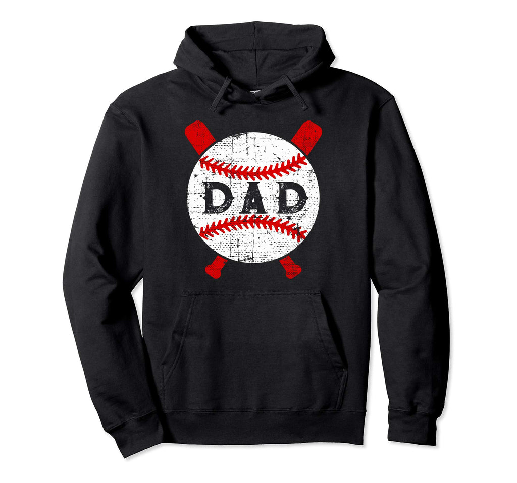 Proud Baseball Dad Coach Hoodie - Trendy Graphic for Adults - T-Shirt, Sweatshirt, Hoodie