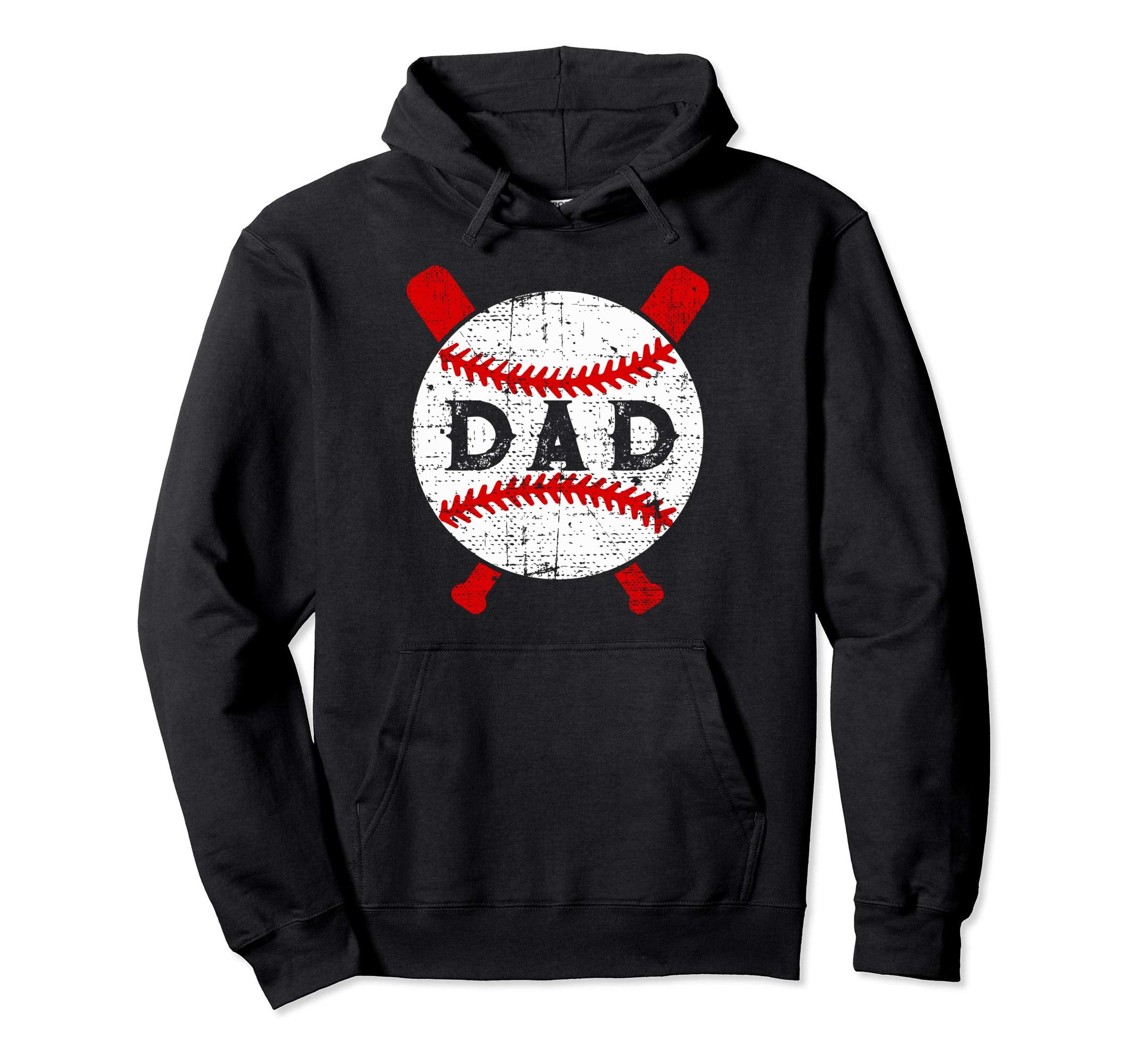 Proud Baseball Dad Coach Hoodie - Trendy Graphic for Adults - T-Shirt, Sweatshirt, Hoodie
