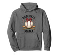 Baseball Mama Game Day Sports Mom Hoodie - Trendy Graphic Unisex - T-Shirt, Sweatshirt, Hoodie