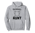 Baseball Aunt Family Matching Aunt Hoodie - Custom Art Print Unisex - T-Shirt, Sweatshirt, Hoodie