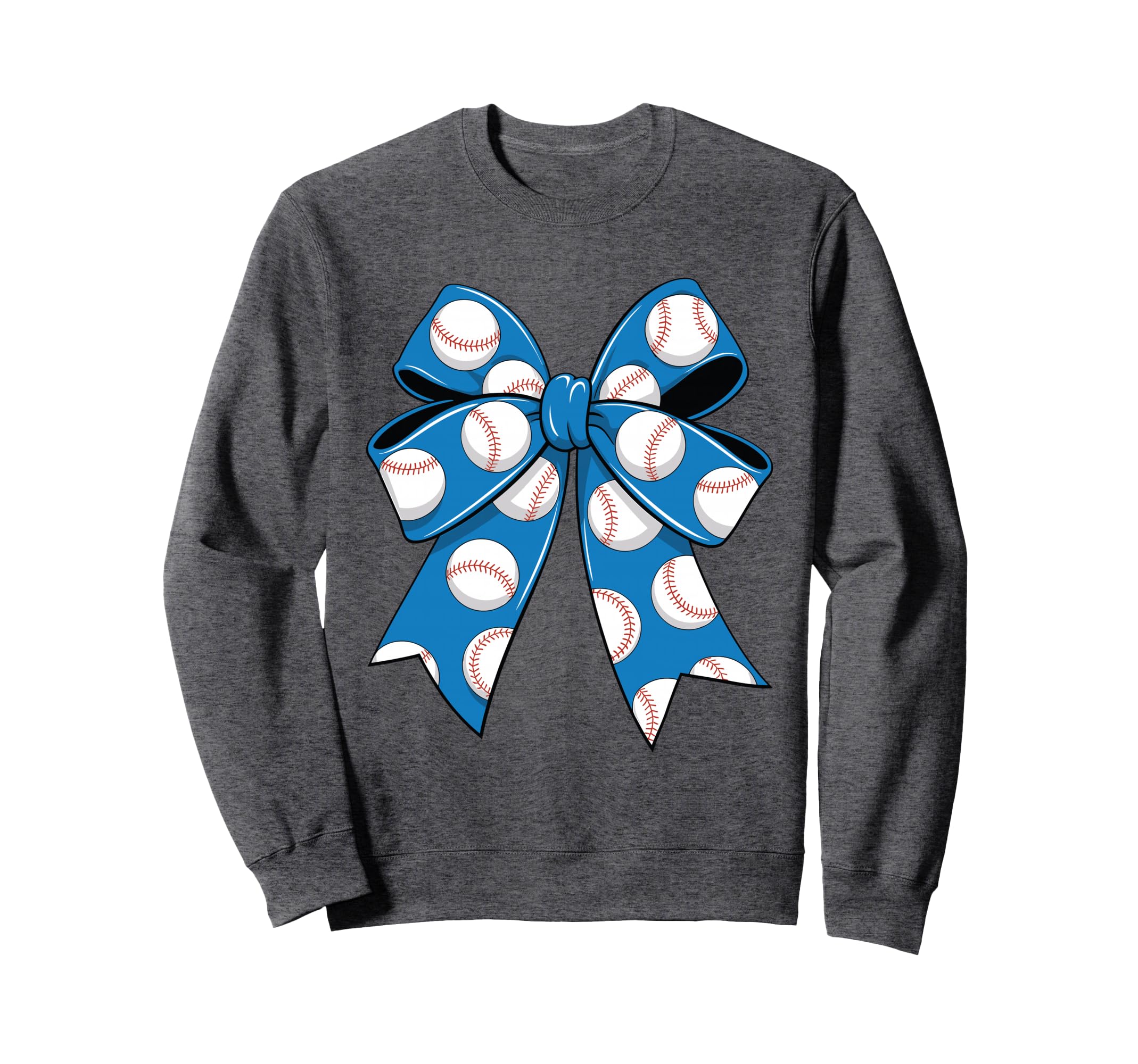 Baseball Coquette Bow Baseball Mom Sweatshirt - Custom Art Print Men Women - T-Shirt, Sweatshirt, Hoodie
