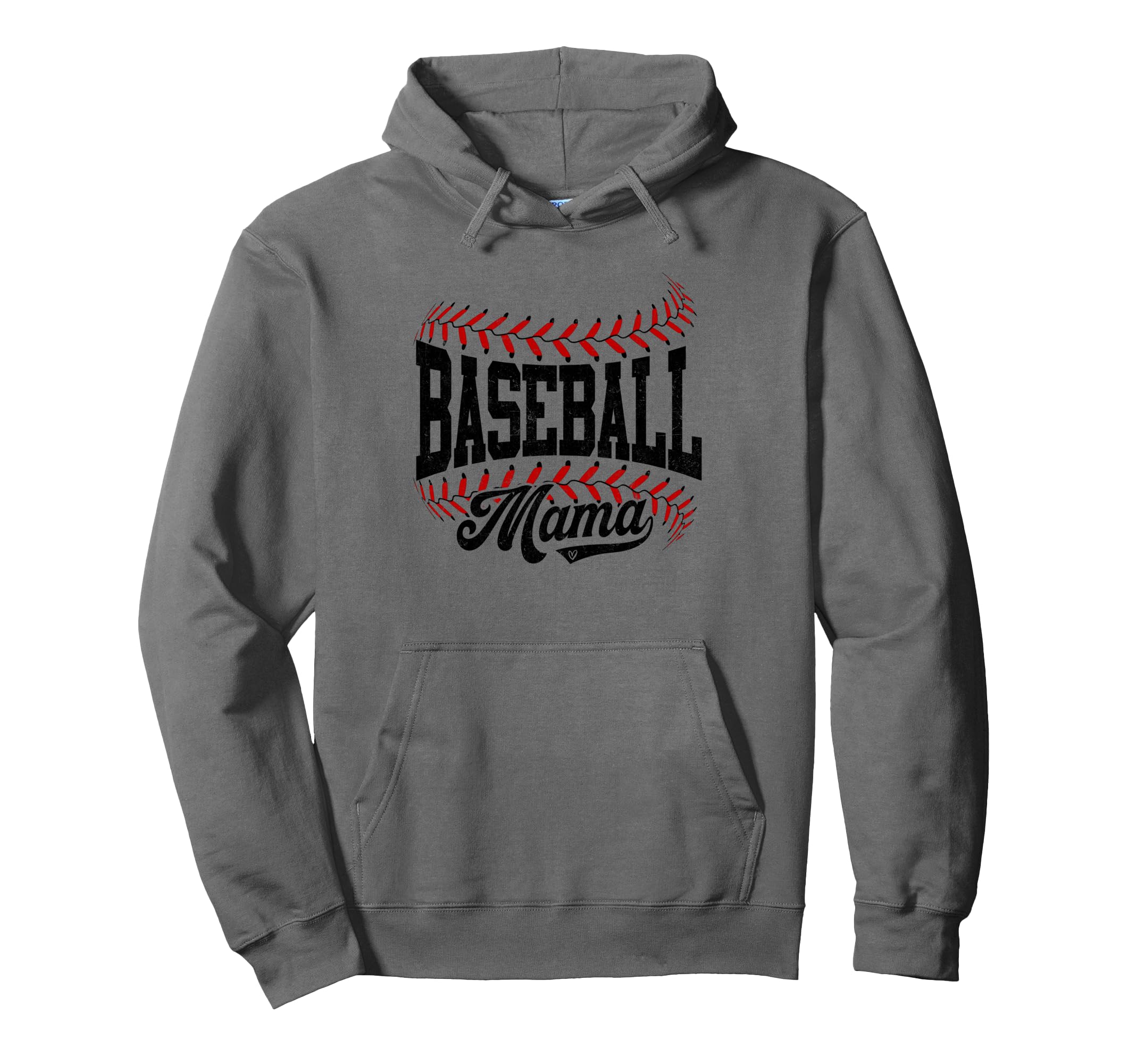 Baseball Mama Baseball Mom Player Heart Hoodie - Trendy Graphic Men Women - T-Shirt, Sweatshirt, Hoodie
