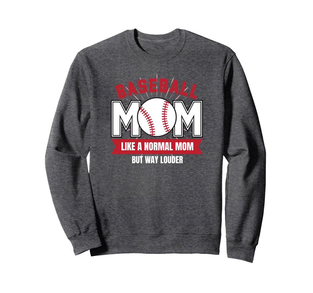 Baseball Mom Game Day Proud Sweatshirt - Aesthetic Graphic Men Women - T-Shirt, Sweatshirt, Hoodie