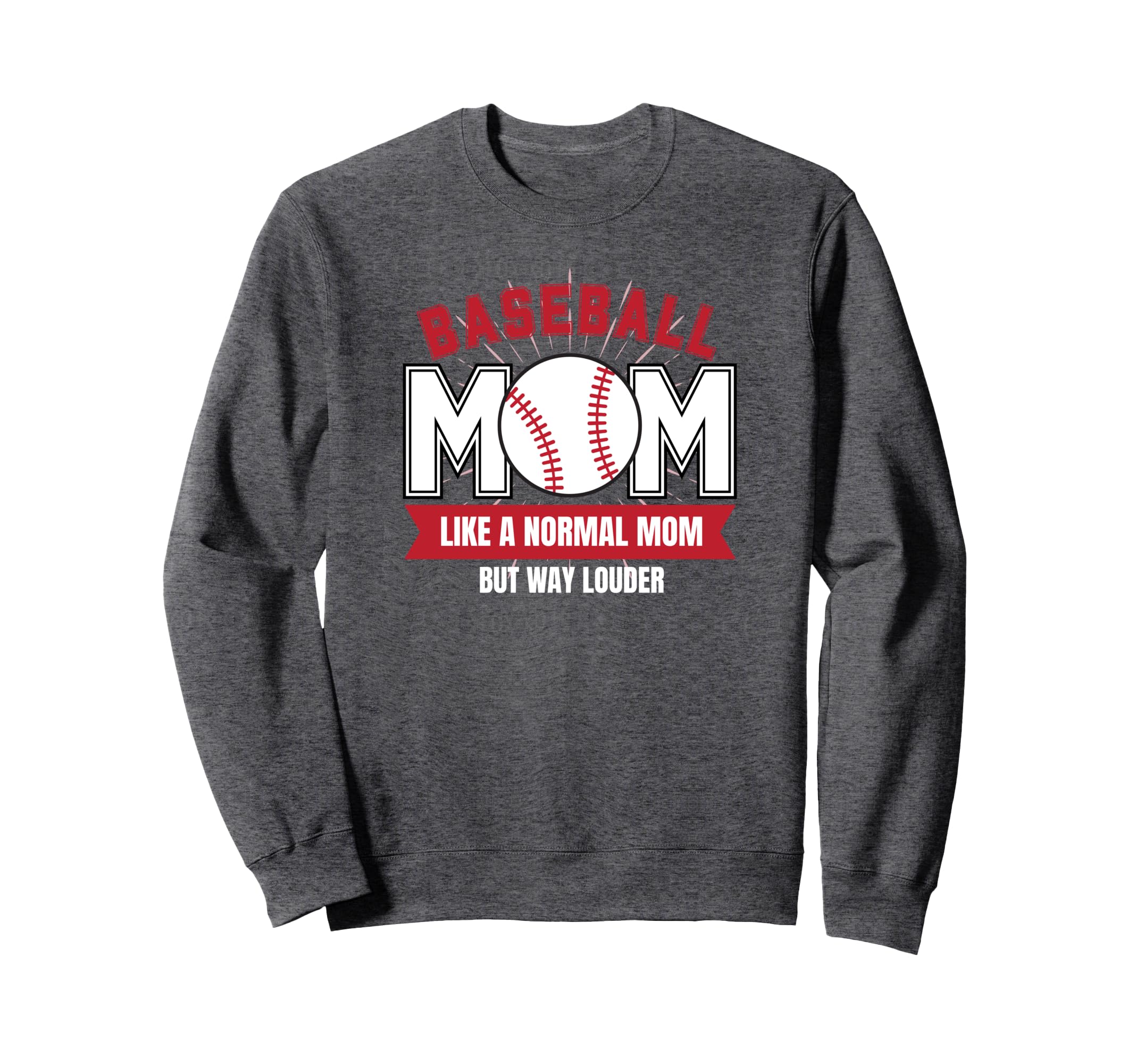 Baseball Mom Game Day Proud Sweatshirt - Aesthetic Graphic Men Women - T-Shirt, Sweatshirt, Hoodie