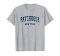 Patchogue New York Ny Varsity T-Shirt - Fun Novelty Design for Adults - T-Shirt, Sweatshirt, Hoodie