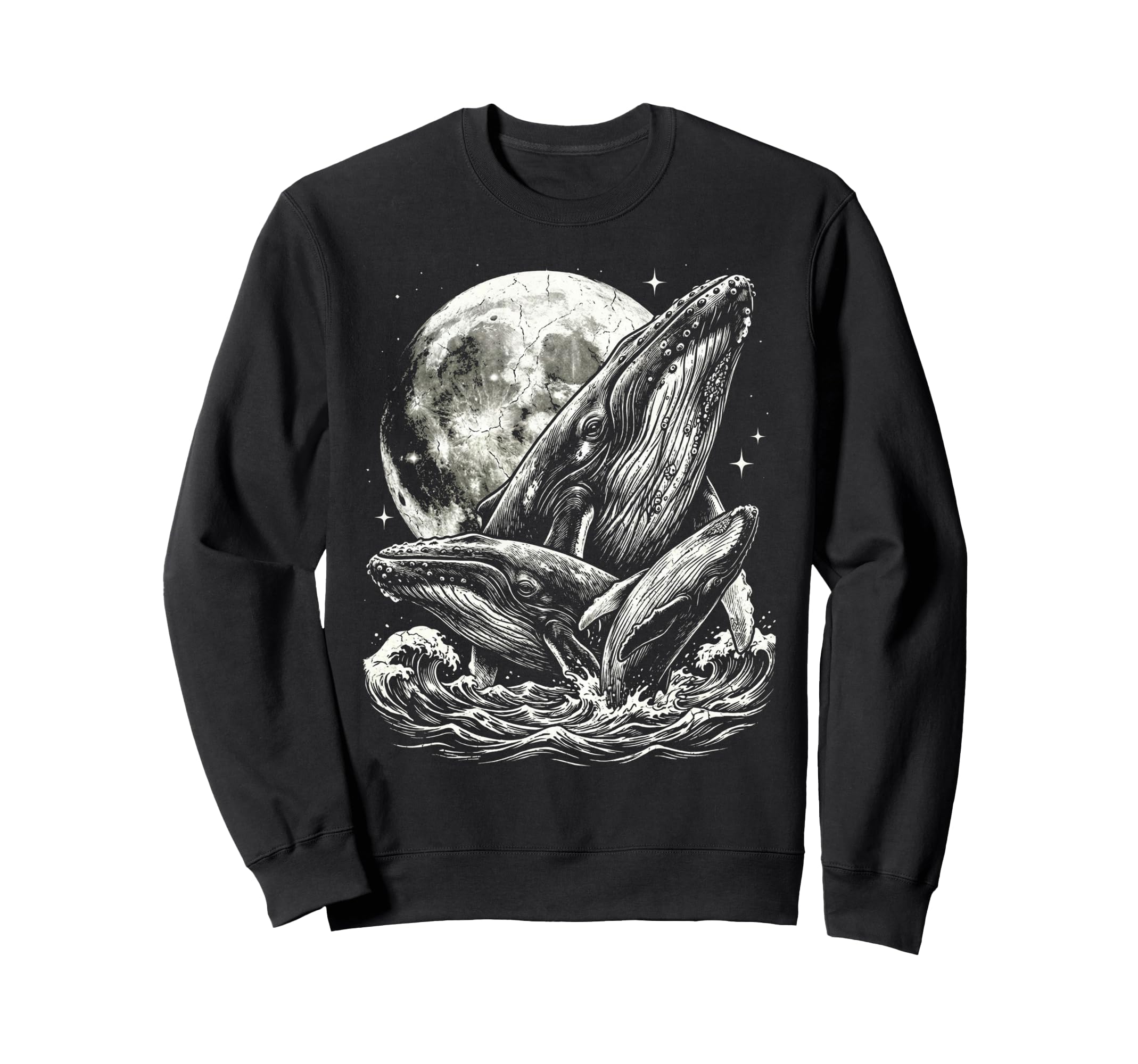 Blue Whale Humpback Whale 90S Sweatshirt - Novelty Apparel Men Women - T-Shirt, Sweatshirt, Hoodie
