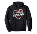 Baseball Heart Grandma Grandma Hoodie - Casual Everyday Wear for Adults - T-Shirt, Sweatshirt, Hoodie