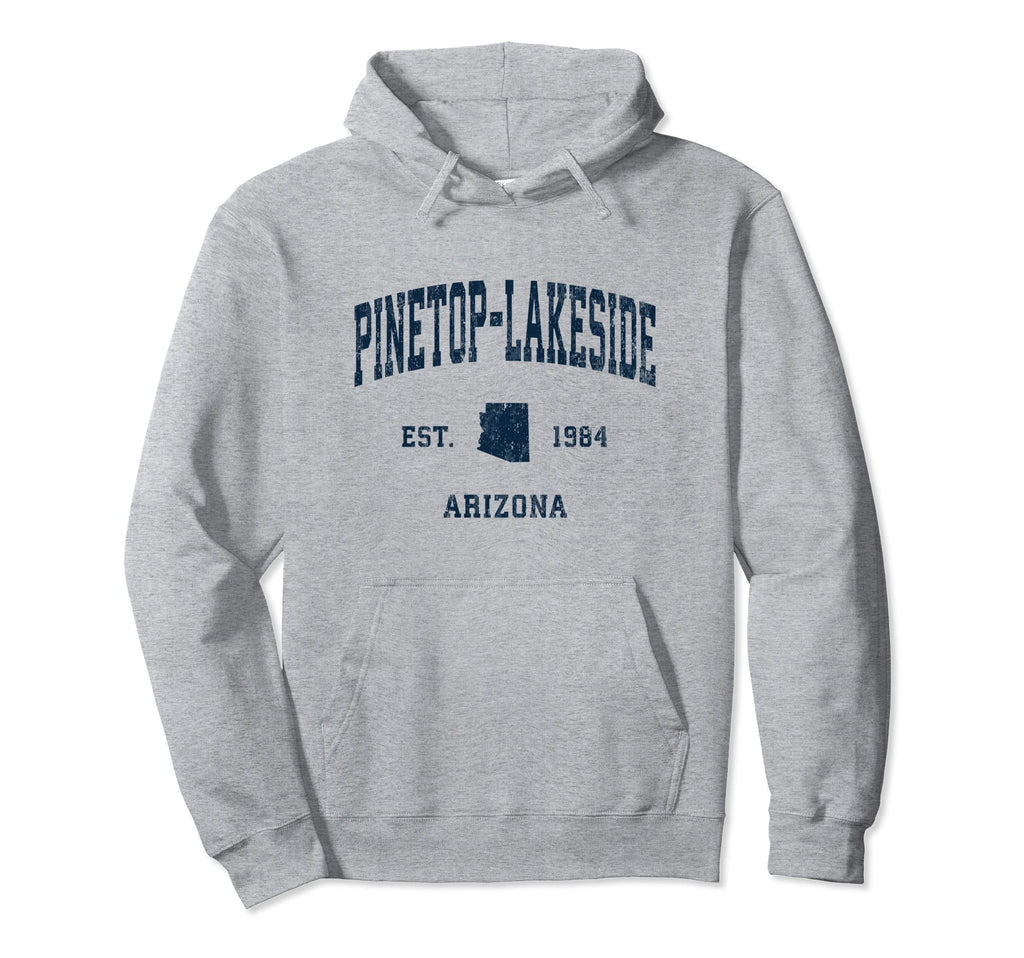 Pinetop Lakeside Arizona Az Athletic Navy Hoodie - Trendy Graphic Unisex - T-Shirt, Sweatshirt, Hoodie