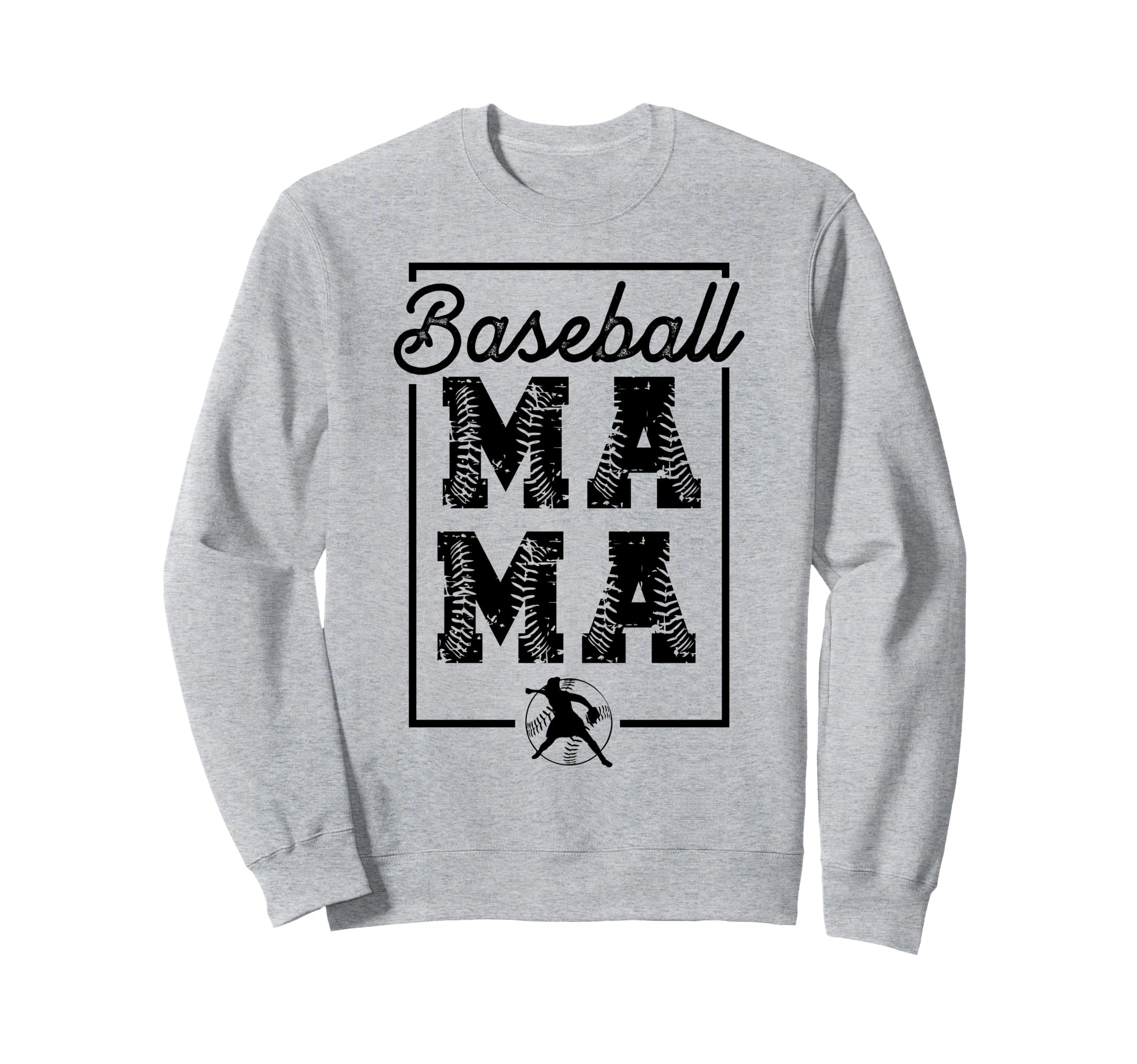 Baseball Mom Sweatshirt - Streetwear Style Men Women - T-Shirt, Sweatshirt, Hoodie
