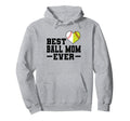 Best Ball Mom Ever Softball Baseball Hoodie - Graphic Print Men Women - T-Shirt, Sweatshirt, Hoodie