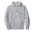 Monopoly Game Pieces Boardwalk Distressed Hoodie - Custom Art Print Unisex - T-Shirt, Sweatshirt, Hoodie