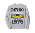 1975 47 Year Old Cassette Tape Sweatshirt - Fun Novelty Design Men Women - T-Shirt, Sweatshirt, Hoodie