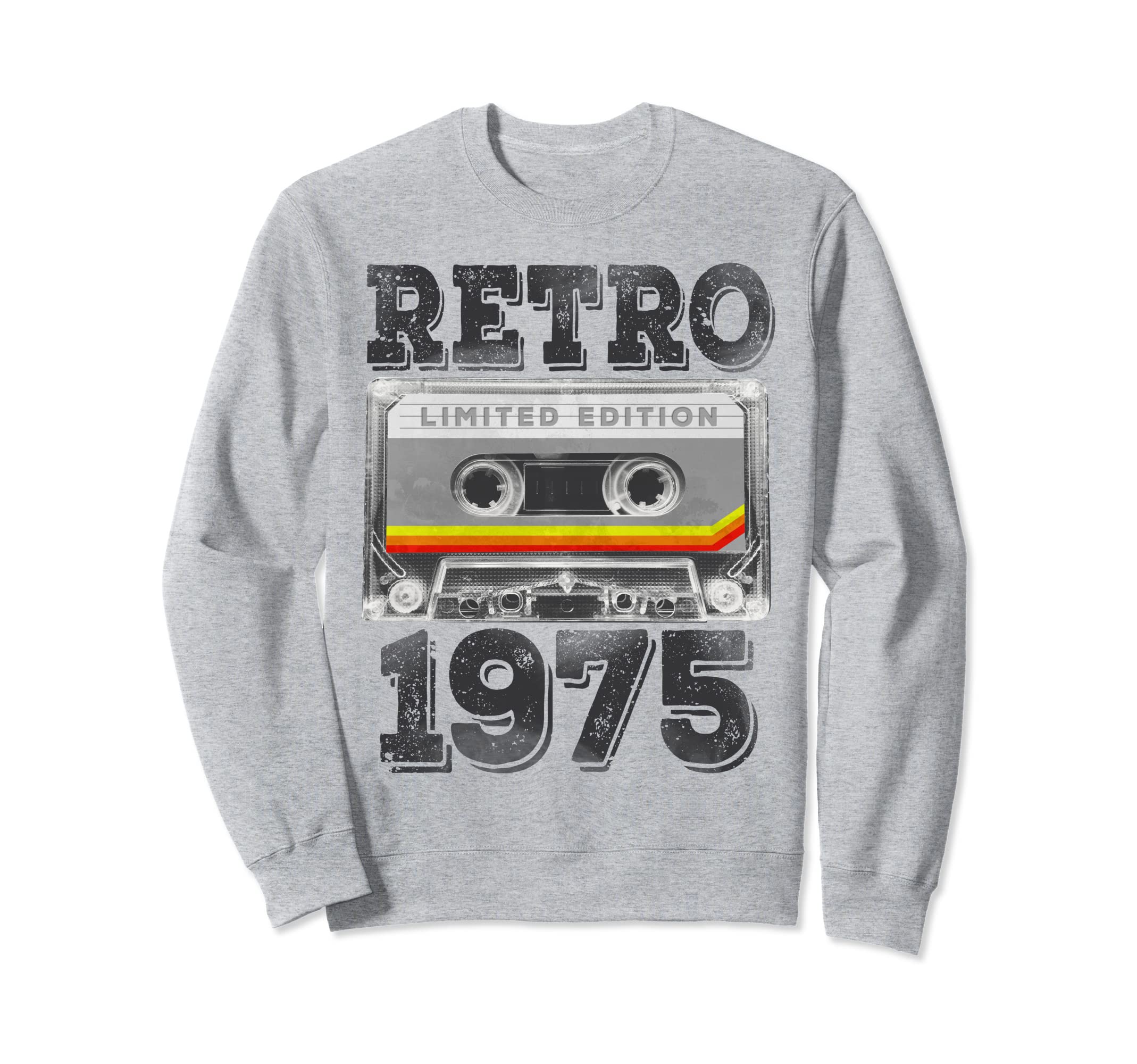 1975 47 Year Old Cassette Tape Sweatshirt - Fun Novelty Design Men Women - T-Shirt, Sweatshirt, Hoodie