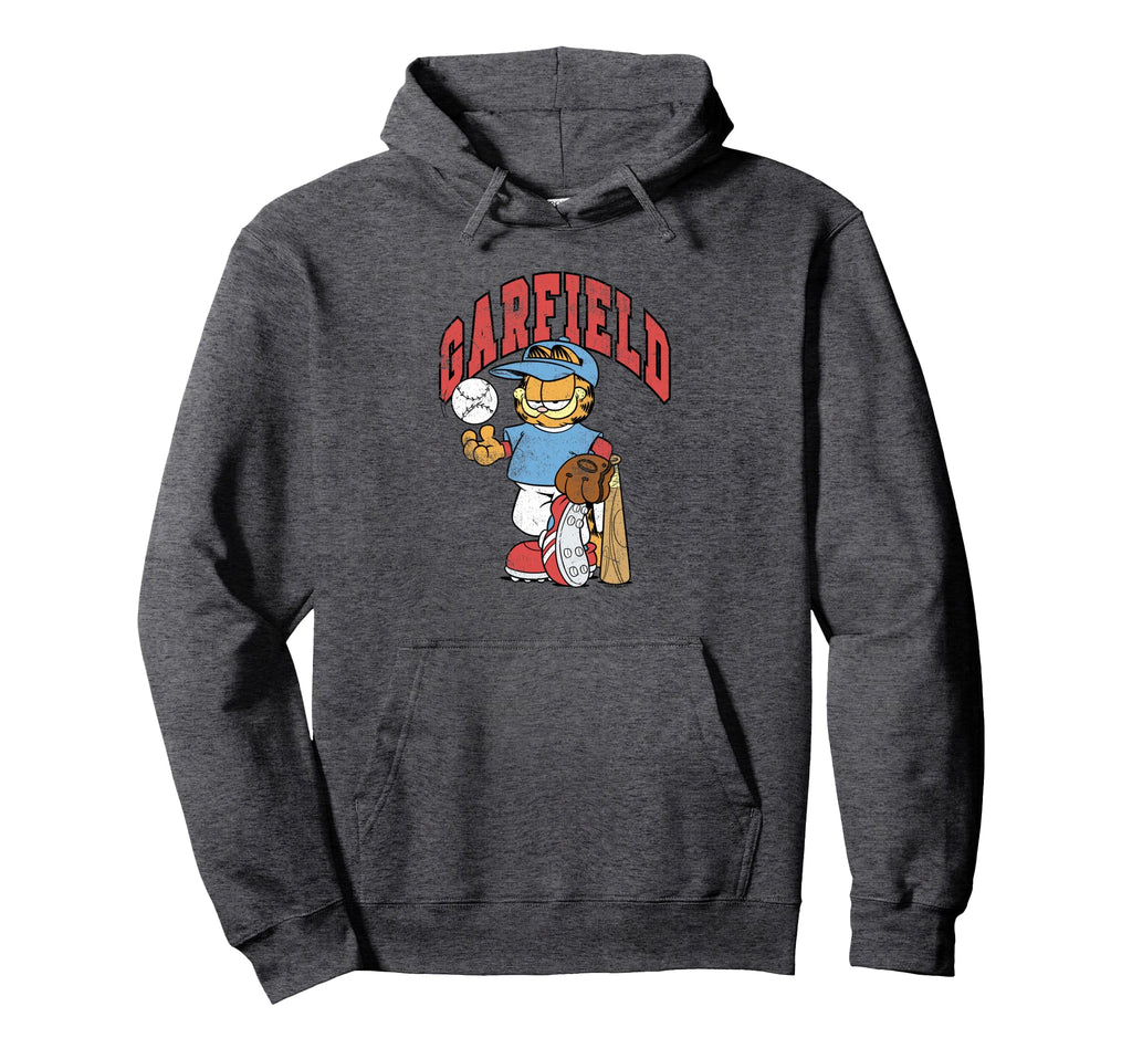 Garfield Baseball Hoodie - Unique Graphic Men Women - T-Shirt, Sweatshirt, Hoodie