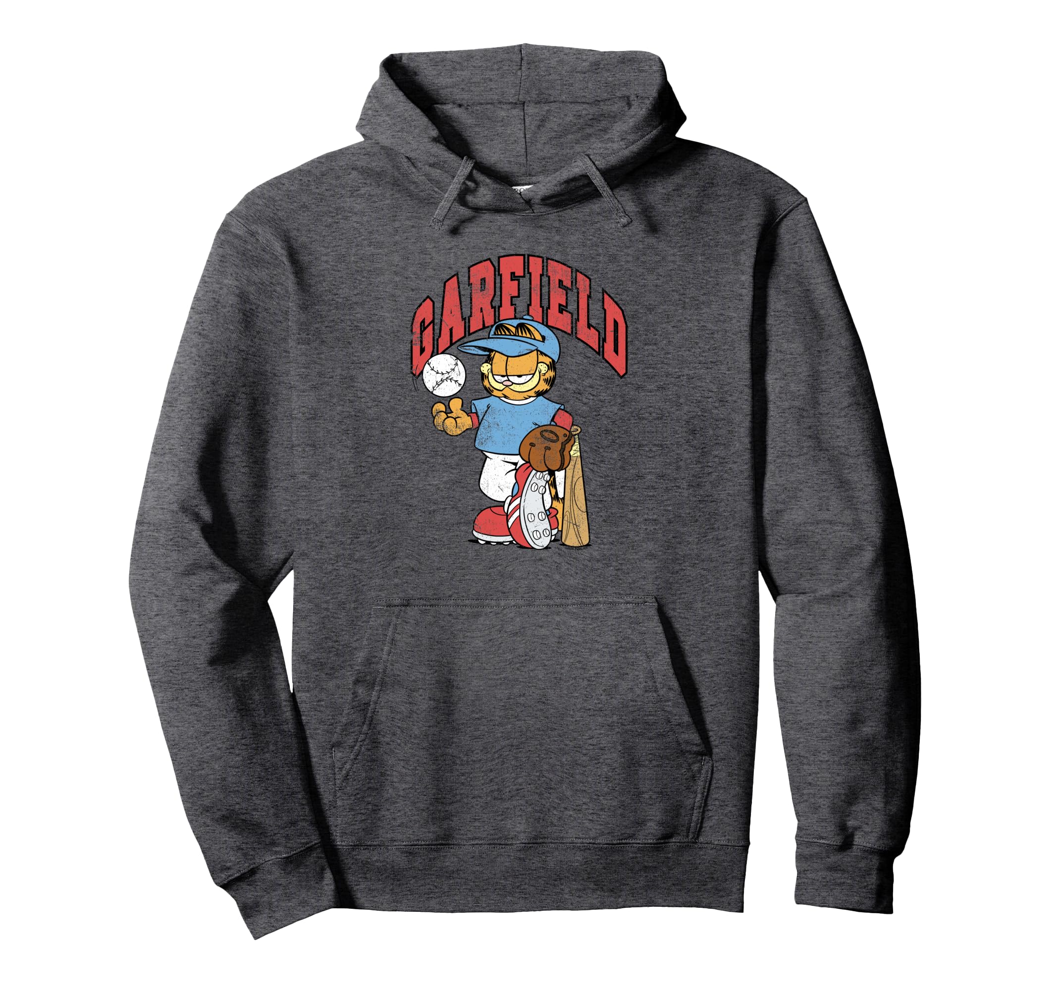 Garfield Baseball Hoodie - Unique Graphic Men Women - T-Shirt, Sweatshirt, Hoodie