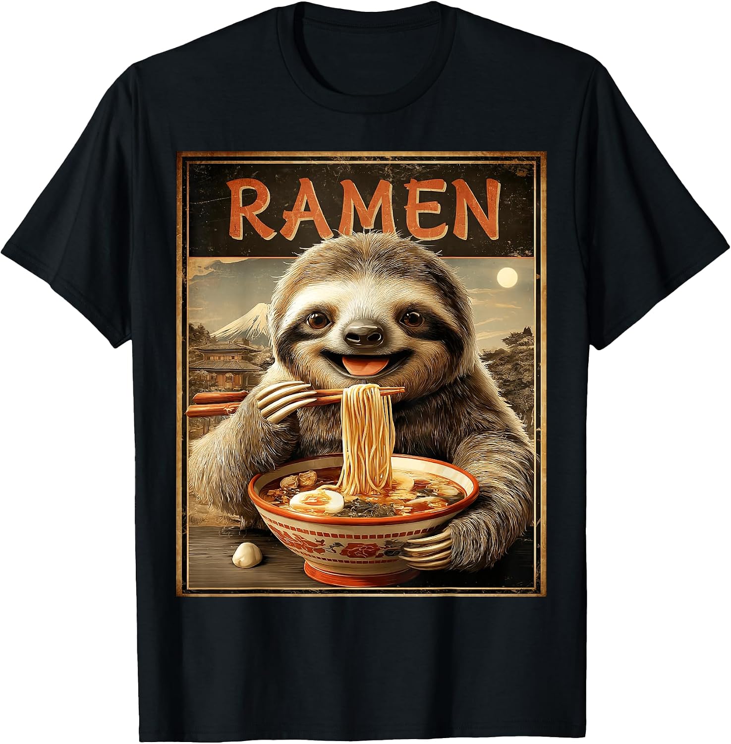 Japanese Neko Foodie Manga Culture - Adult & Kids T-Shirts, Sweatshirts & Hoodies apparel design preview 1