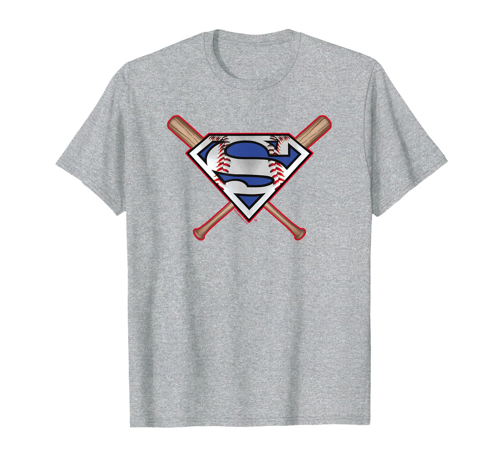 Superman Baseball Shield T-Shirt - Minimalist Print Unisex - T-Shirt, Sweatshirt, Hoodie