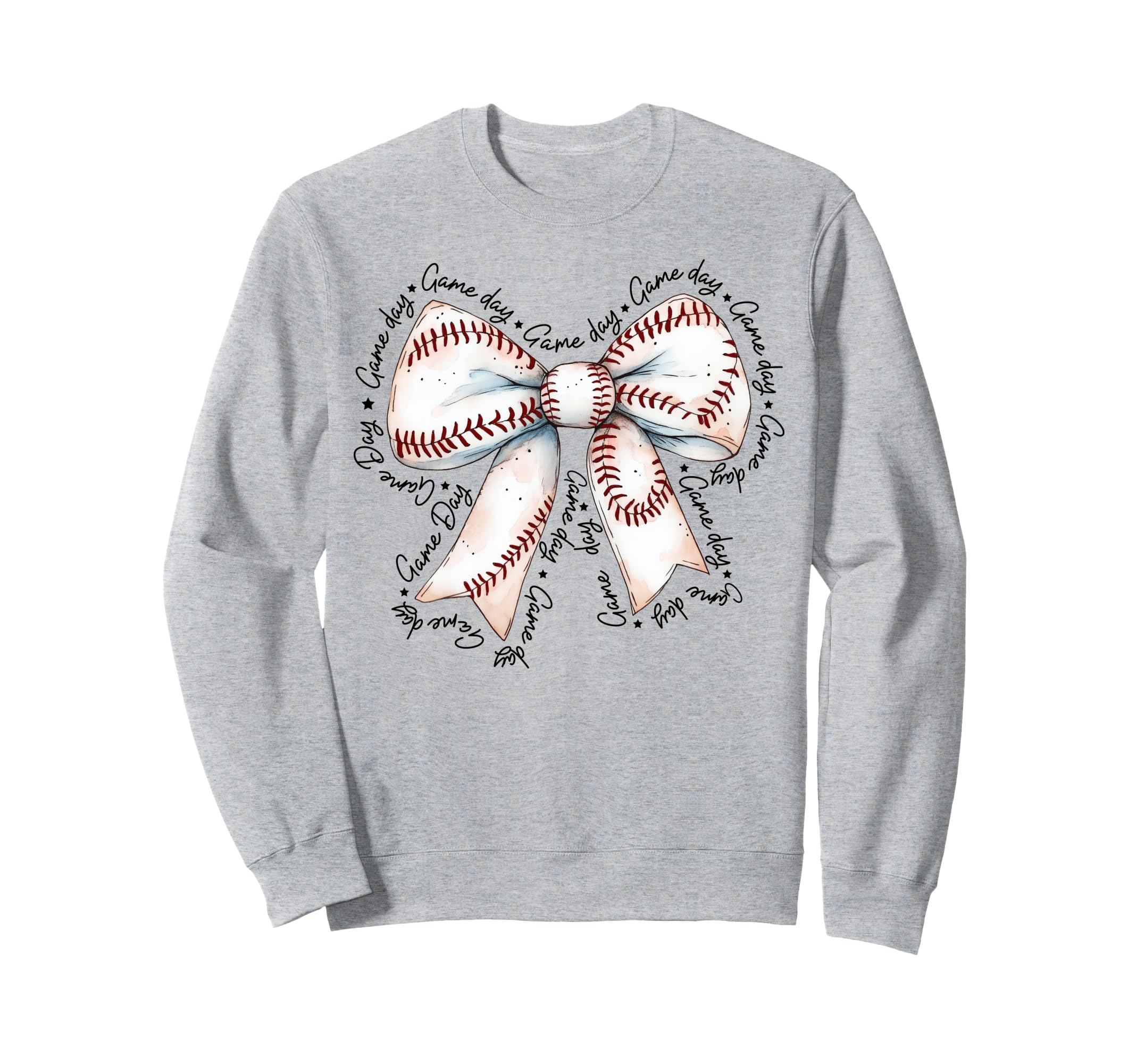 Coquette Baseball Game Day Sweatshirt - Casual Everyday Wear Unisex - T-Shirt, Sweatshirt, Hoodie