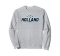 Holland Michigan Mi Athletic Navy Sweatshirt - Trendy Graphic Men Women - T-Shirt, Sweatshirt, Hoodie