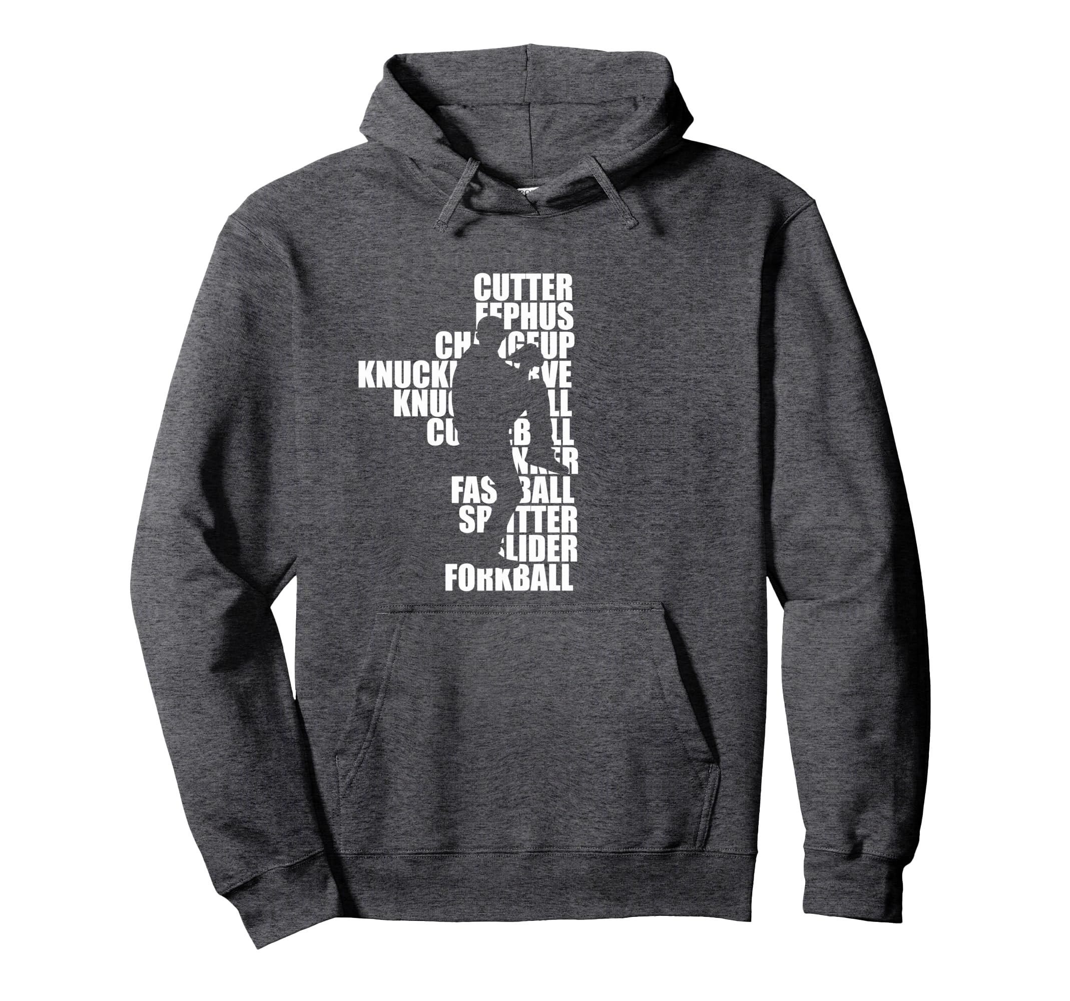 Pitcher Baseball Baseball Hoodie - Graphic Print for Adults - T-Shirt, Sweatshirt, Hoodie