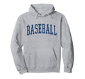Baseball Sports Mom Womens Grey Hoodie - Custom Art Print Unisex - T-Shirt, Sweatshirt, Hoodie