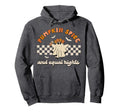 Pumpkin Spice Equal Rights Groovy Fall Hoodie - Novelty Apparel Men Women - T-Shirt, Sweatshirt, Hoodie
