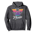 Love Florida Gift Sunset 80S Hoodie - Casual Everyday Wear for Adults - T-Shirt, Sweatshirt, Hoodie