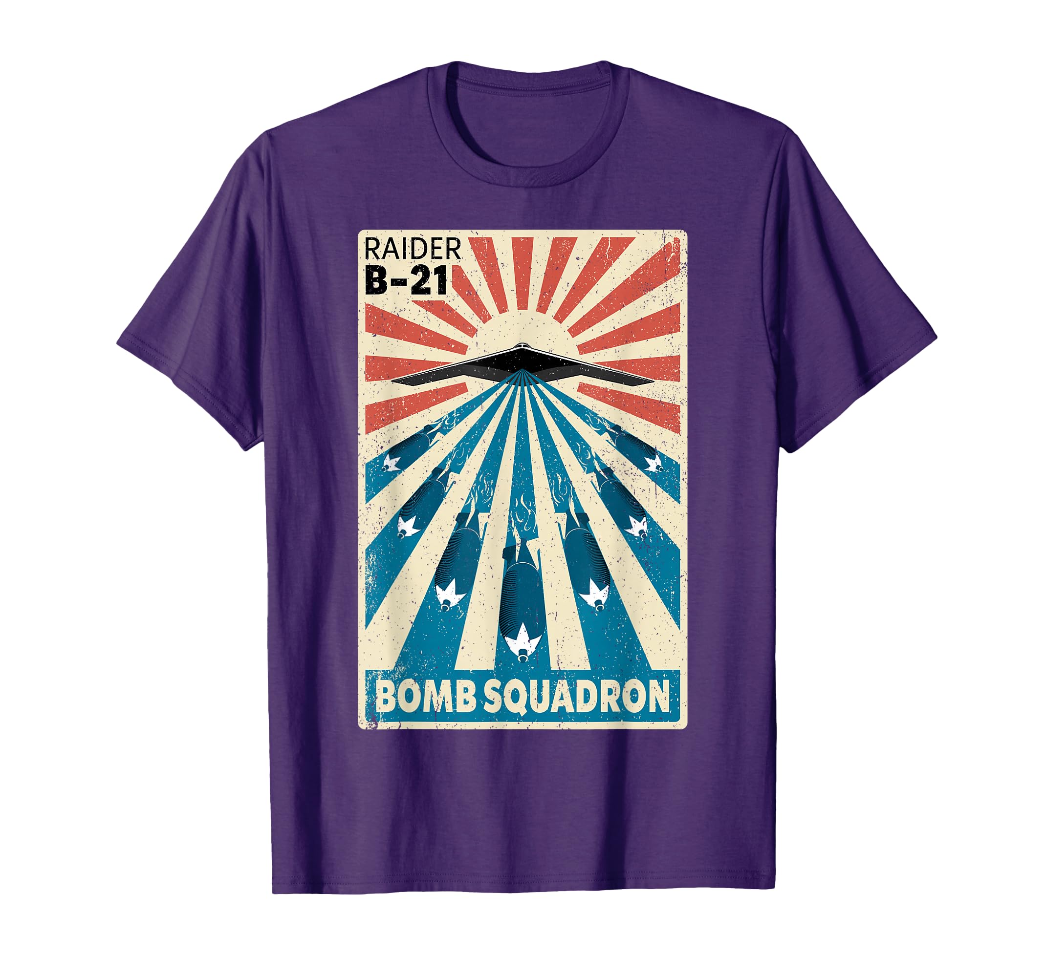 B 21 Raider Stealth Bomber Bomb Squadron T-Shirt - Unique Graphic Men Women - T-Shirt, Sweatshirt, Hoodie