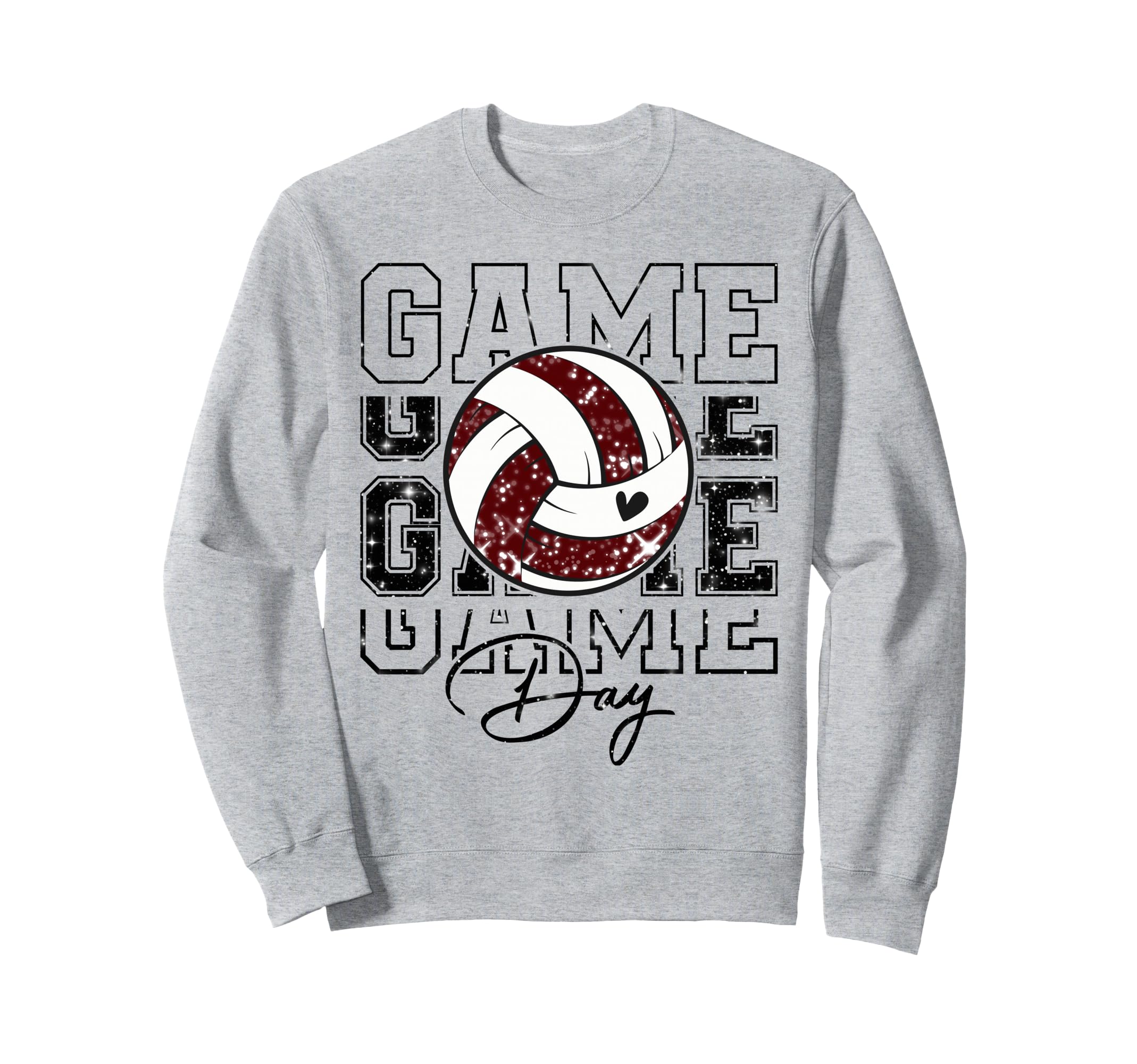 Volleyball Game Day Volleyball Sweatshirt - Aesthetic Graphic Men Women - T-Shirt, Sweatshirt, Hoodie