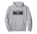 Busy Raising Ballers Baseball Love Hoodie - Minimalist Print for Adults - T-Shirt, Sweatshirt, Hoodie
