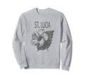 St Lucia Caribbean Distressed Sweatshirt - Unique Graphic Men Women - T-Shirt, Sweatshirt, Hoodie