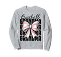 Baseball Grandma Coquette Bow Sweatshirt - Novelty Apparel Men Women - T-Shirt, Sweatshirt, Hoodie