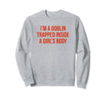 Im Goblin Trapped Inside Body Y2K Sweatshirt - Graphic Print Men Women - T-Shirt, Sweatshirt, Hoodie
