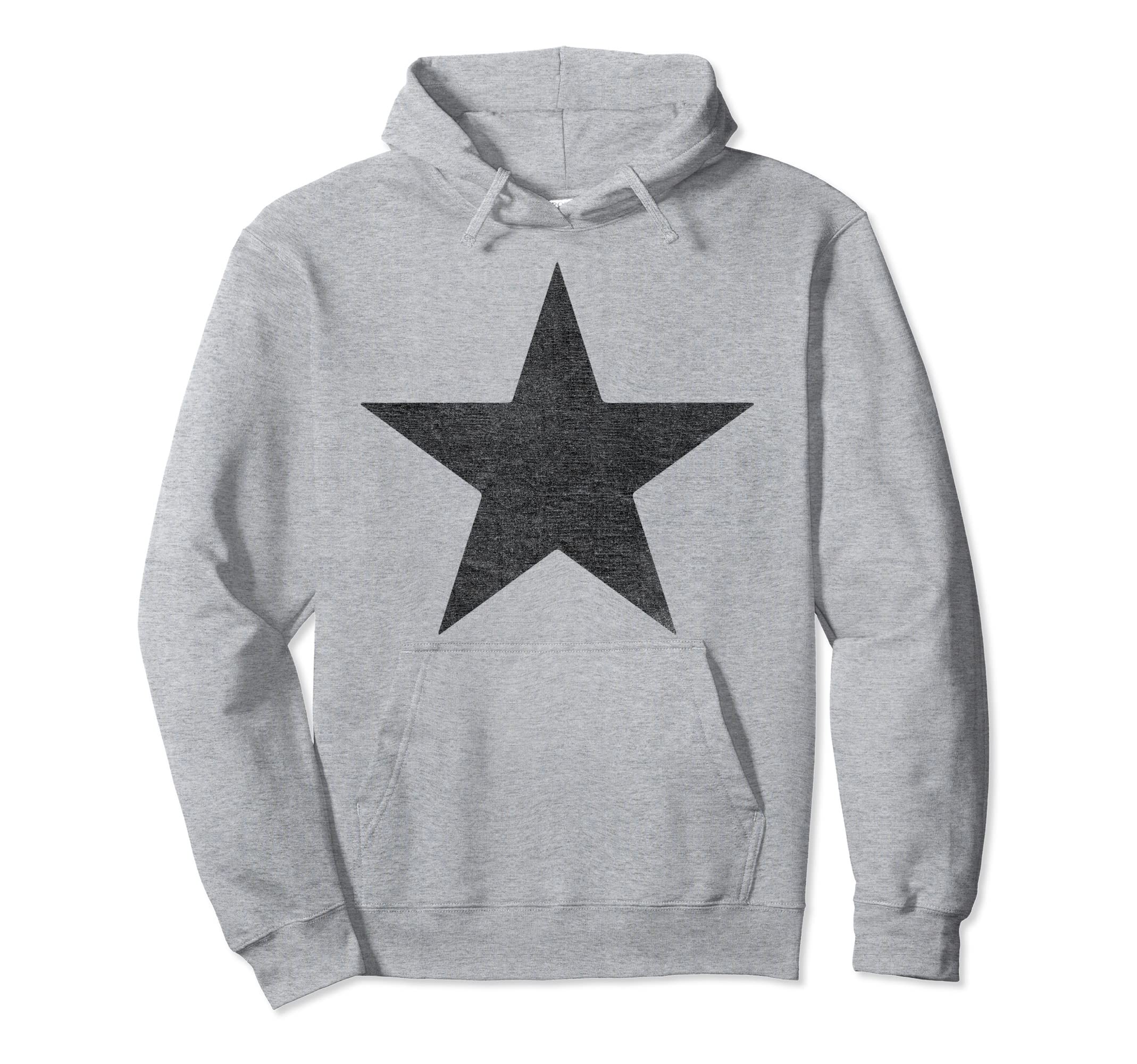 Downtown Aesthetic Punk Star Y2K Hoodie - Casual Everyday Wear for Adults - T-Shirt, Sweatshirt, Hoodie