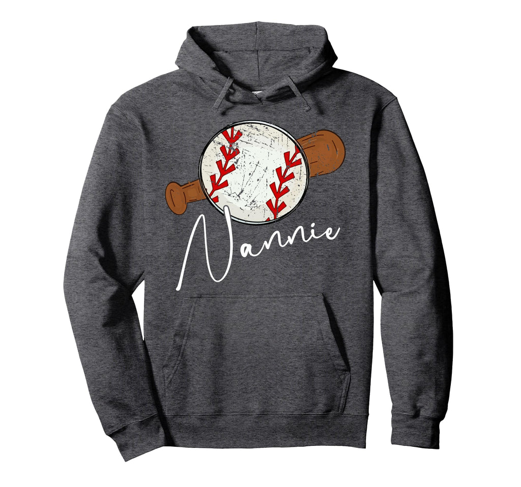 Nannie Baseball Nannie Hoodie - Unique Graphic Men Women - T-Shirt, Sweatshirt, Hoodie