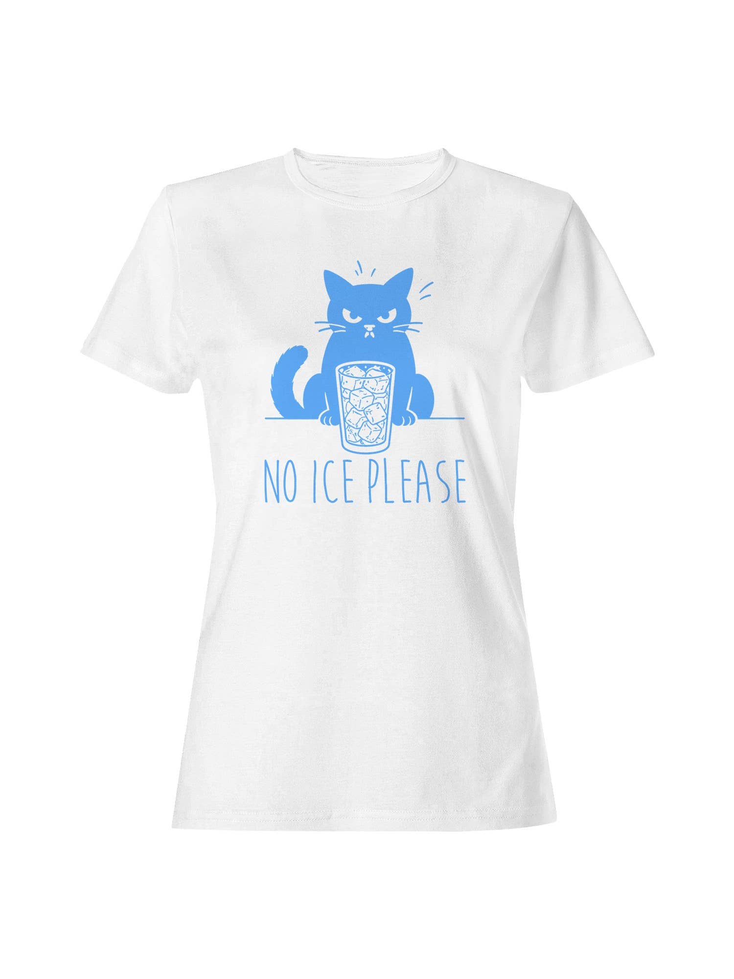 No Ice: Mad Cat Women's White - Adult & Kids T-Shirts, Sweatshirts & Hoodies apparel design preview 1