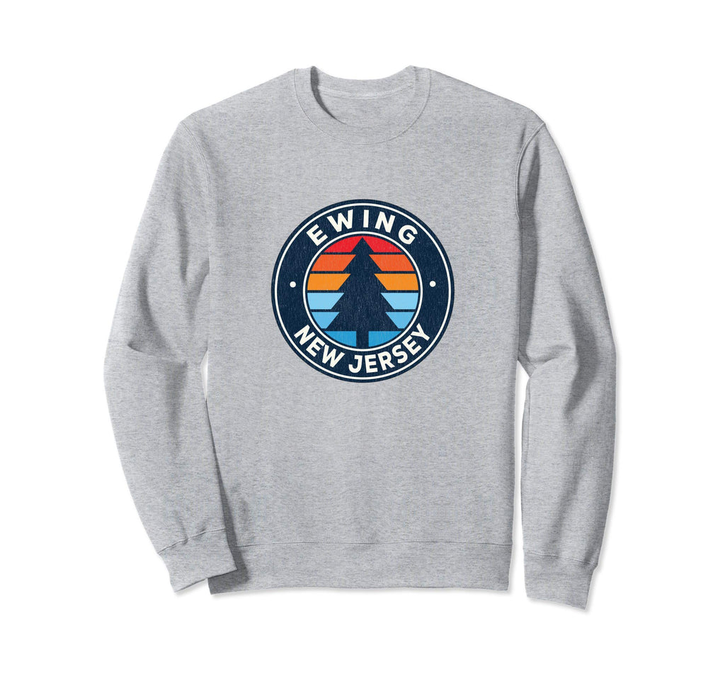 Ewing New Jersey Nj 70S Sweatshirt - Fun Novelty Design for Adults - T-Shirt, Sweatshirt, Hoodie