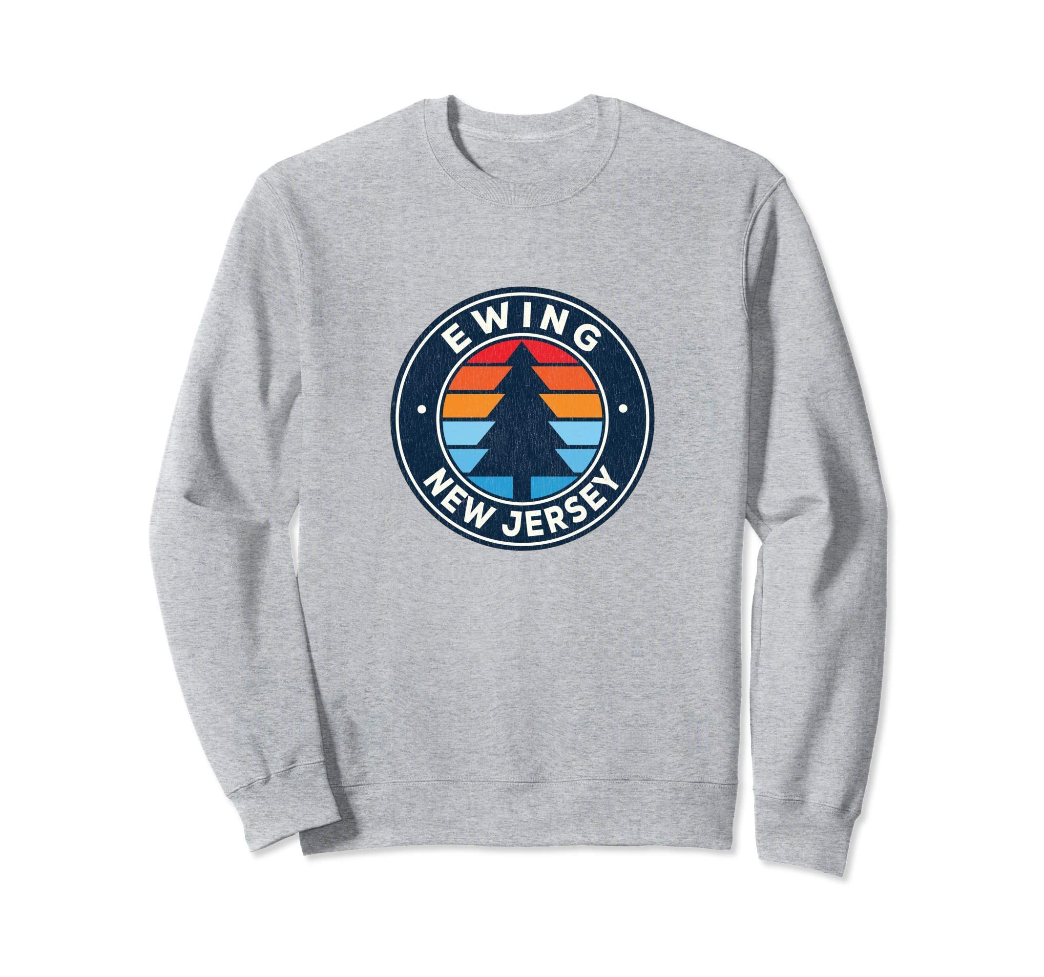 Ewing New Jersey Nj 70S Sweatshirt - Fun Novelty Design for Adults - T-Shirt, Sweatshirt, Hoodie