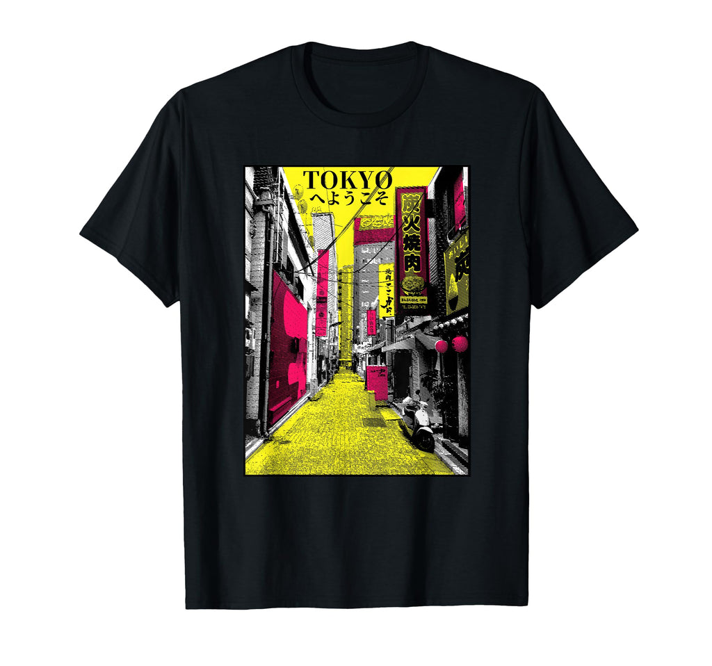 Vaporwave Aesthetic Japan 80S 90S Tokyo T-Shirt - Graphic Print Unisex - T-Shirt, Sweatshirt, Hoodie