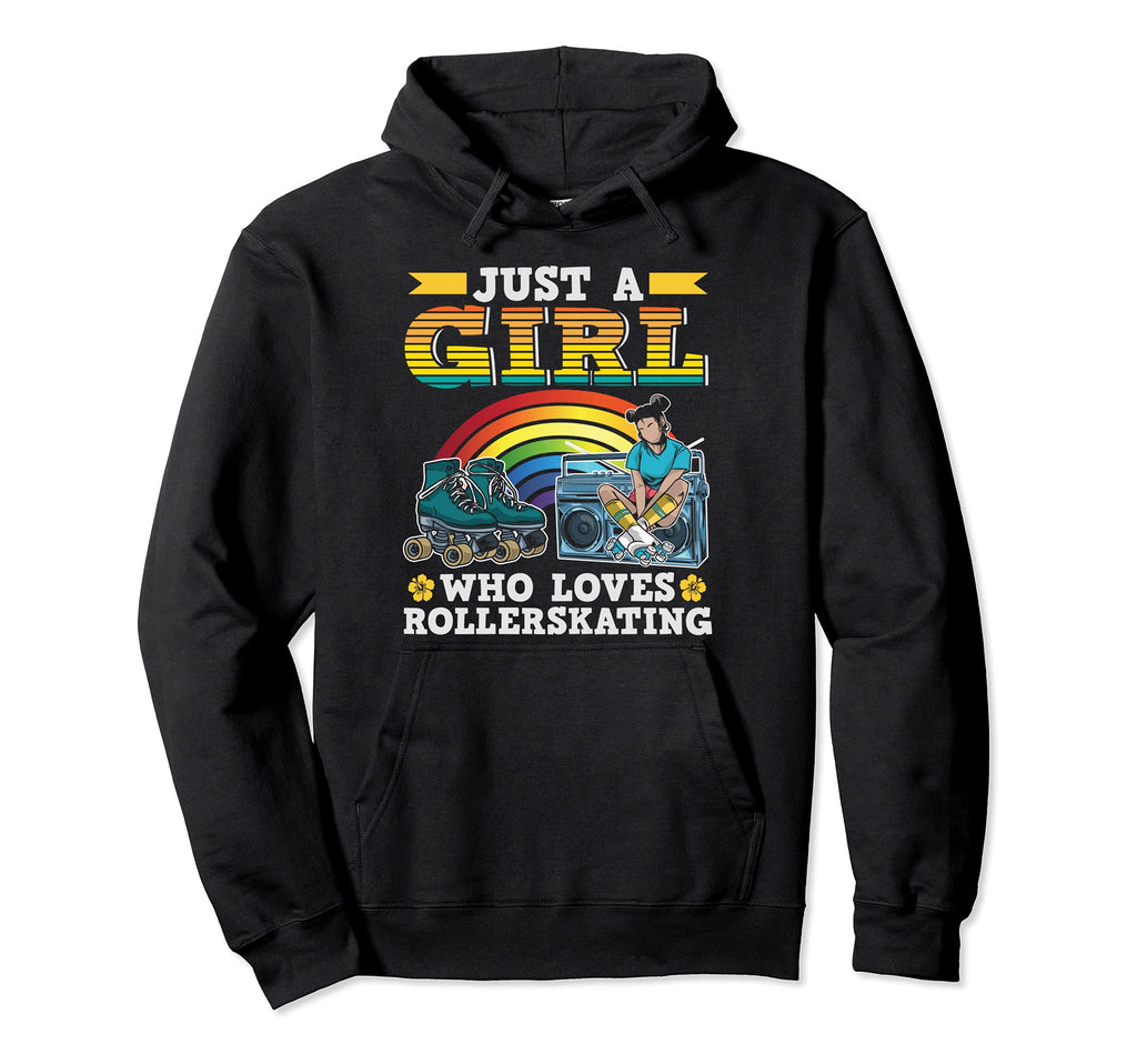 Who Loves Roller Skating Hoodie - Casual Everyday Wear Men Women - T-Shirt, Sweatshirt, Hoodie