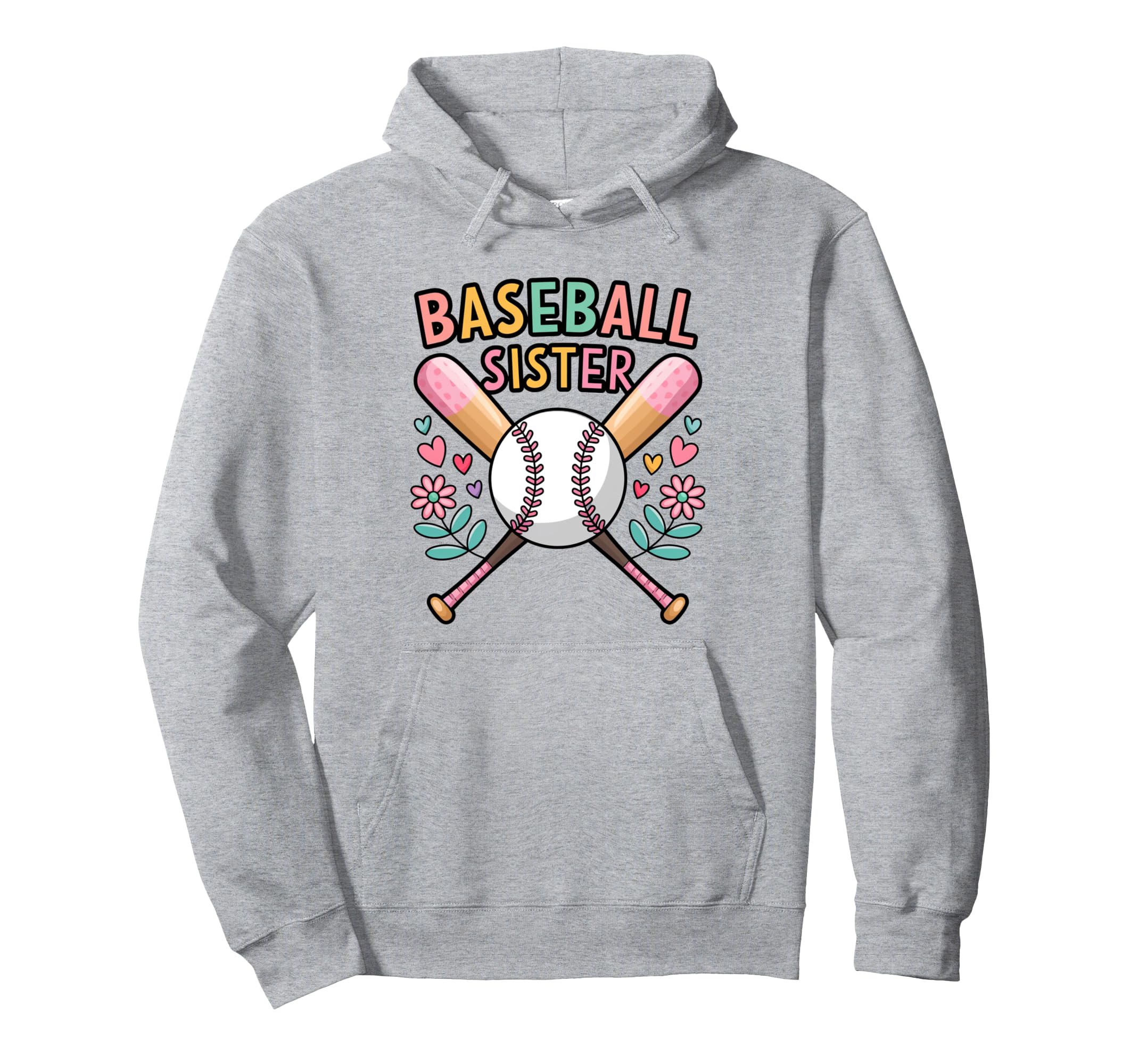 Baseball Sister Family Matching Hoodie - Aesthetic Graphic Men Women - T-Shirt, Sweatshirt, Hoodie