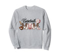 Baseball Mom Sweatshirt - Graphic Print Unisex - T-Shirt, Sweatshirt, Hoodie
