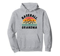 Baseball Grandma Family Matching Hoodie - Casual Everyday Wear for Adults - T-Shirt, Sweatshirt, Hoodie