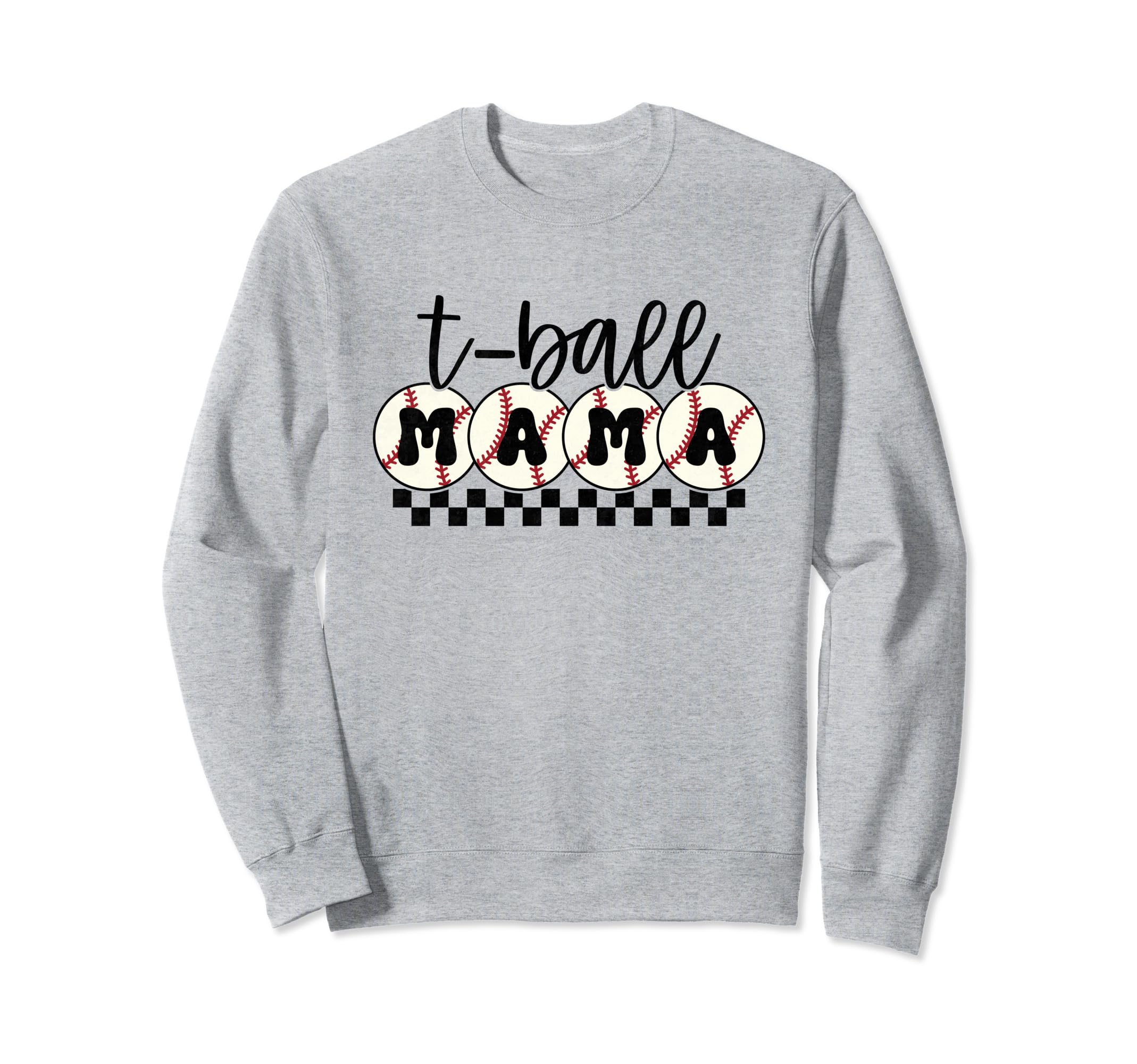 Funny T Ball Mom Softball Ball Mama Sweatshirt - Aesthetic Graphic Unisex - T-Shirt, Sweatshirt, Hoodie