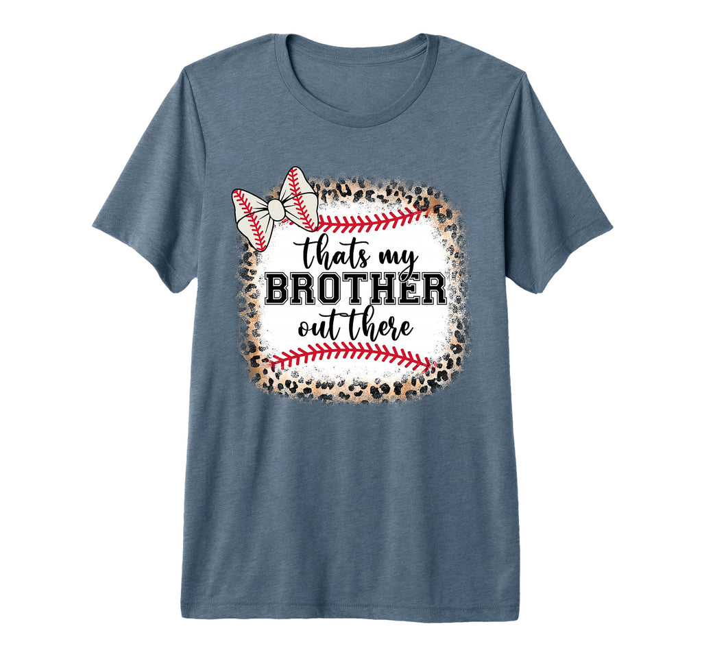 Baseball Sister Thats My Brother Out T-Shirt - Custom Art Print Men Women - T-Shirt, Sweatshirt, Hoodie