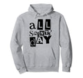 All Saints Day Distressed Catholic Hoodie - Custom Art Print Men Women - T-Shirt, Sweatshirt, Hoodie