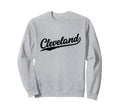 Cleveland Ohio Script 1970S Black Text Sweatshirt - Graphic Print Unisex - T-Shirt, Sweatshirt, Hoodie